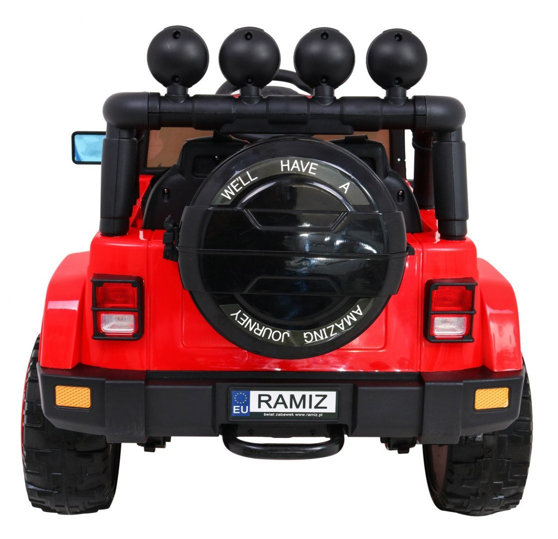 Elektrické autíčko Full Time off-road 4WD červená