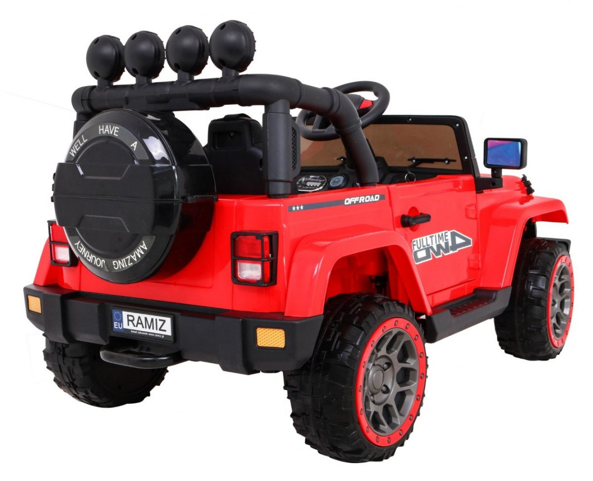 Elektrické autíčko Full Time off-road 4WD červená