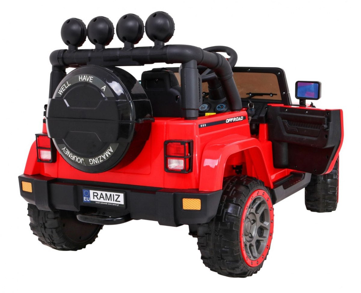 Elektrické autíčko Full Time off-road 4WD červená