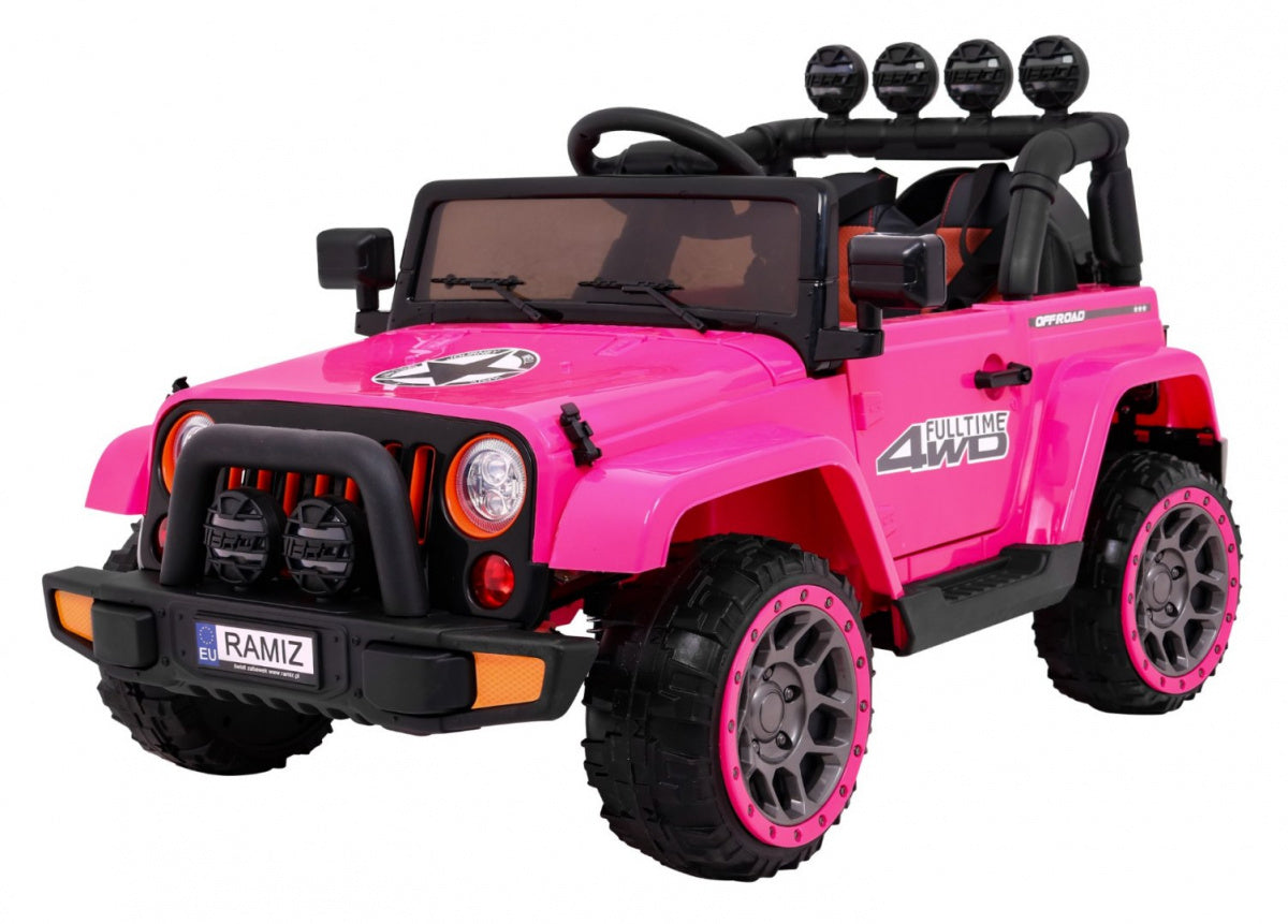 Full Time 4WD Pink Off-Road Vehicle
