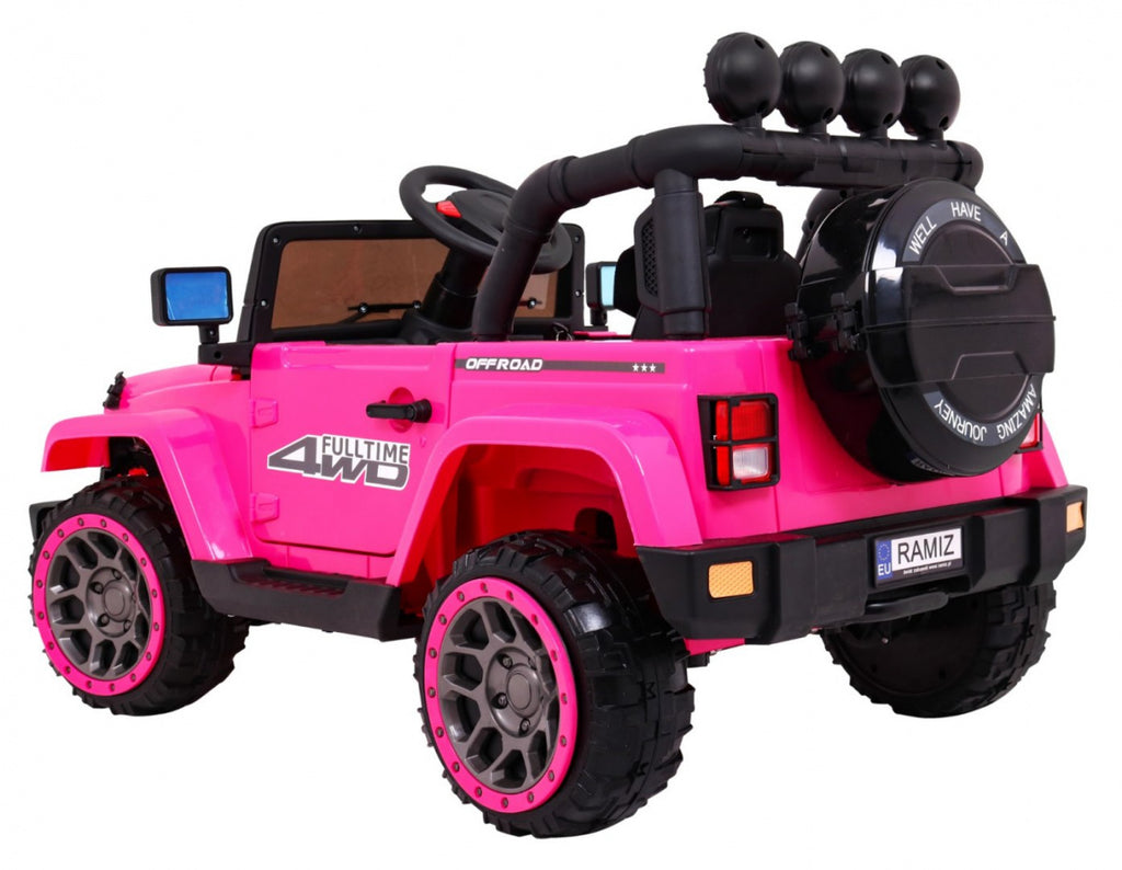 Full Time 4WD Pink Off-Road Vehicle