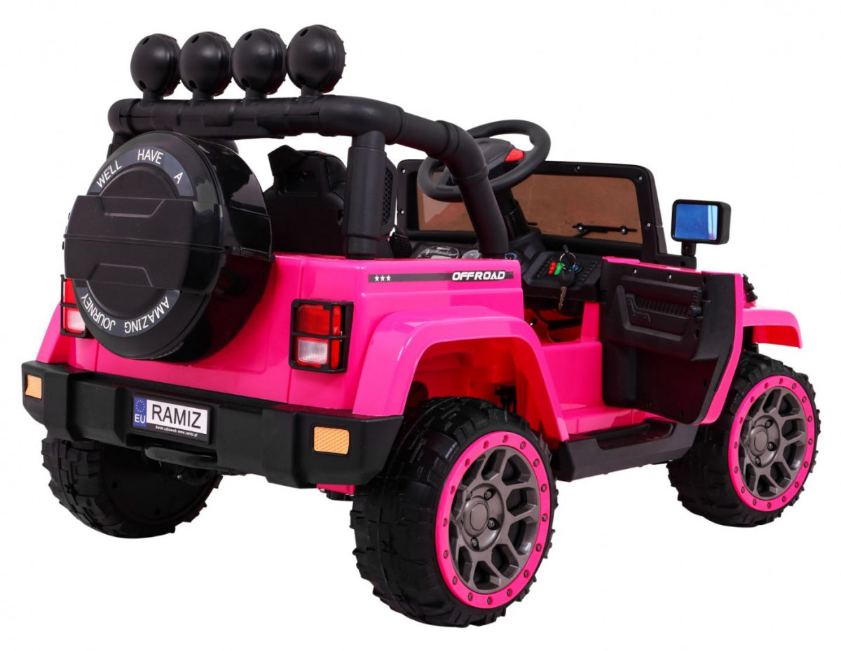 Full Time 4WD Pink Off-Road Vehicle
