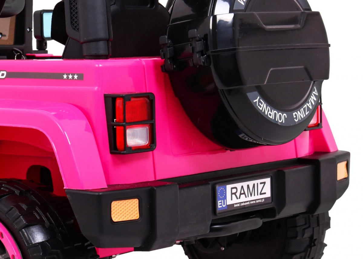 Full Time 4WD Pink Off-Road Vehicle