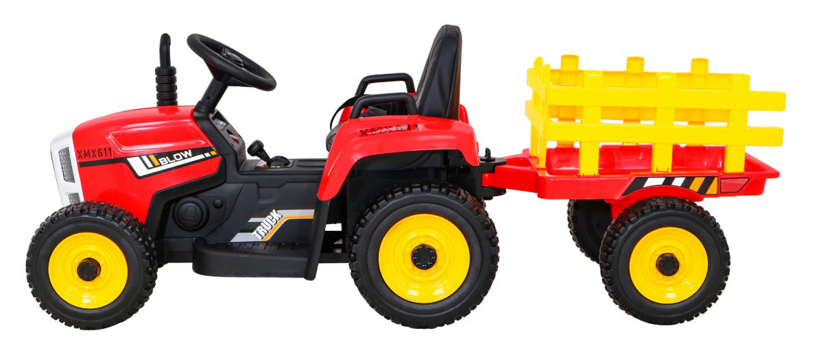 Tractor with Trailer BLOW Red