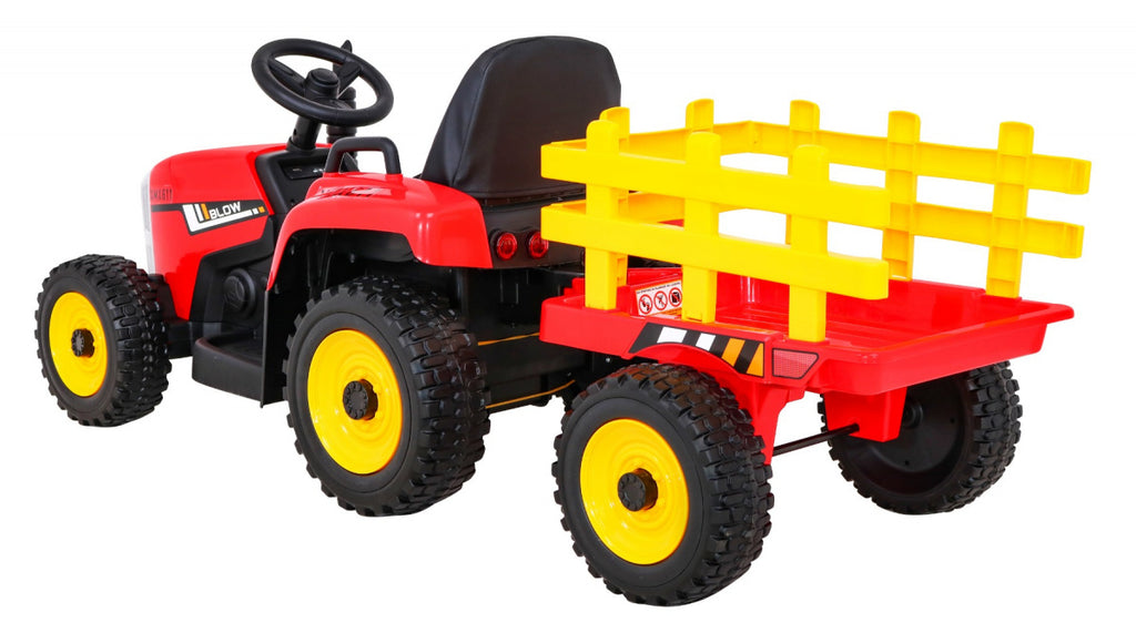 Tractor with Trailer BLOW Red