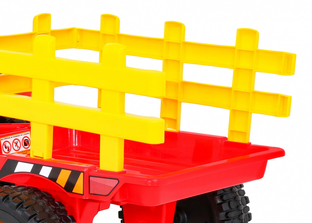 Tractor with Trailer BLOW Red
