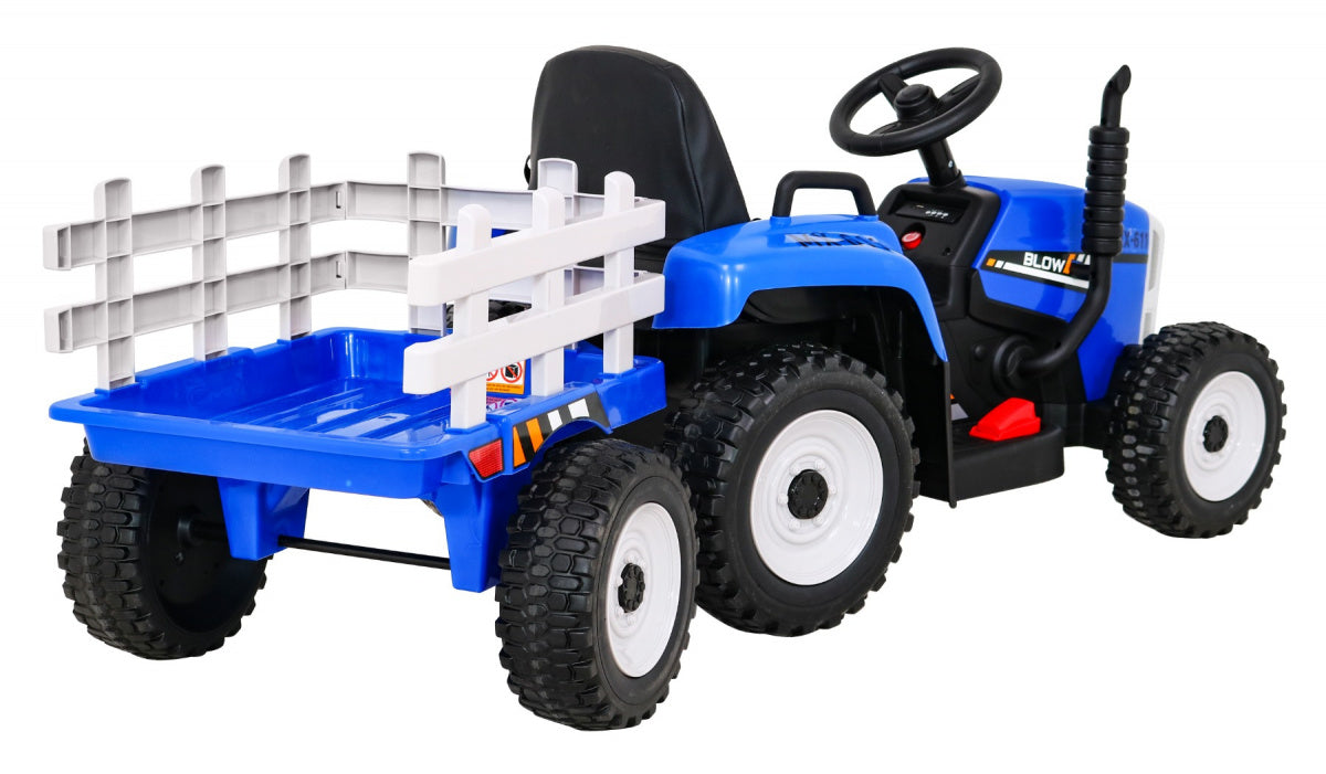 Tractor with Trailer BLOW Blue