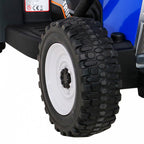 Elektrický traktor BLOW 12 V s prívesom – modrý