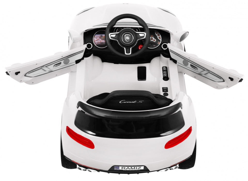 Elektrické autíčko Turbo-S biela