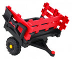 Tractor Titanium With Trailer Red