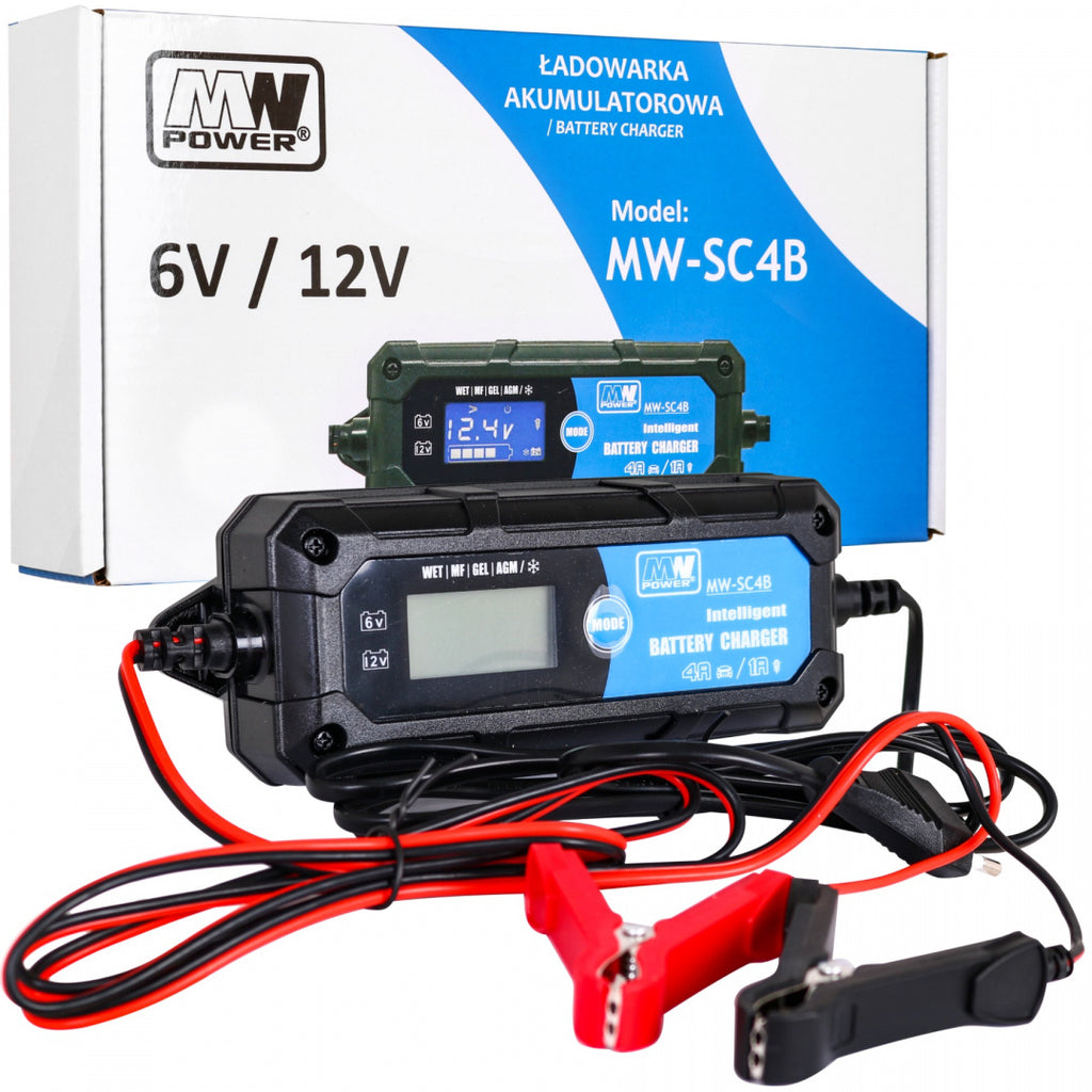 CHARGER WITH LCD DISPLAY 6V I 12V