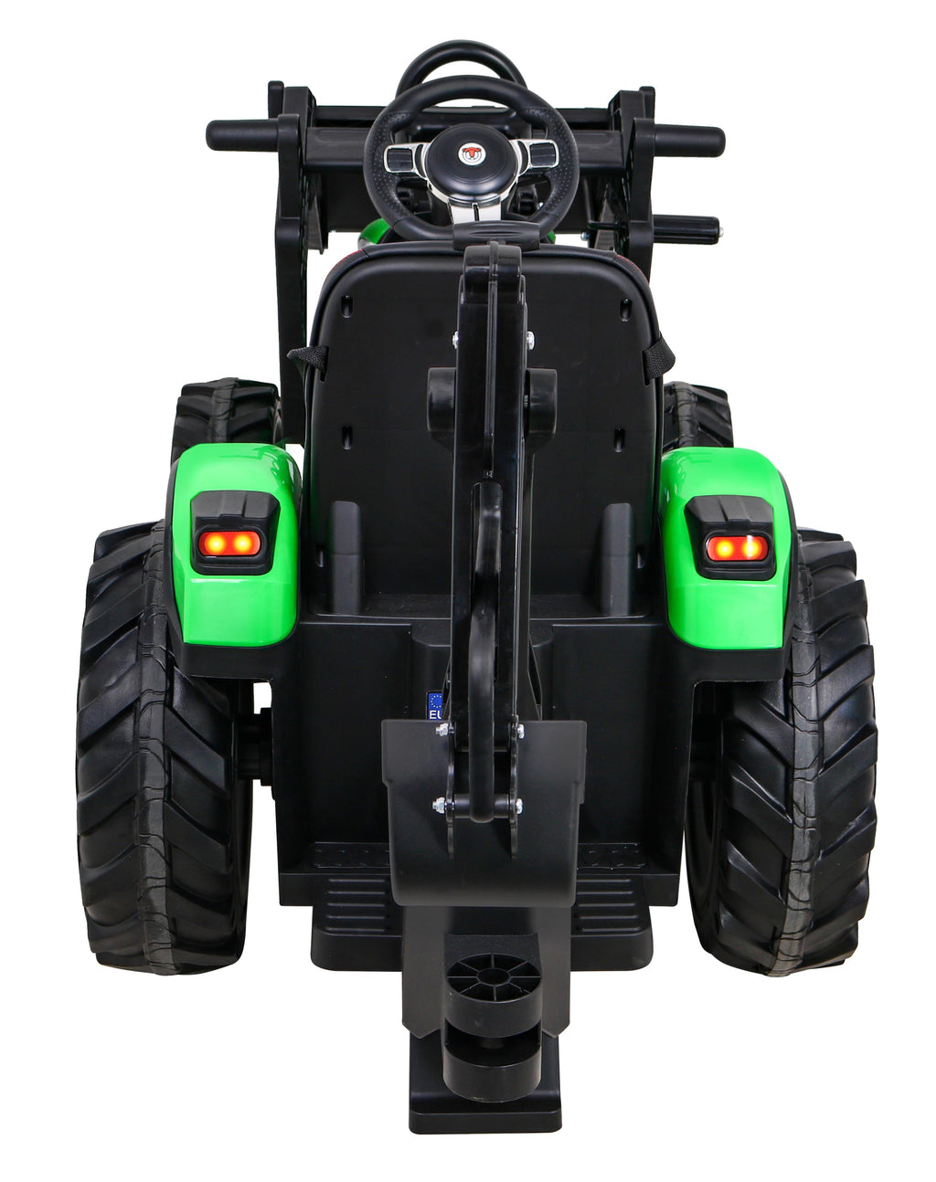 Elektrický traktor 720-T s prívesom 12 V – zelený