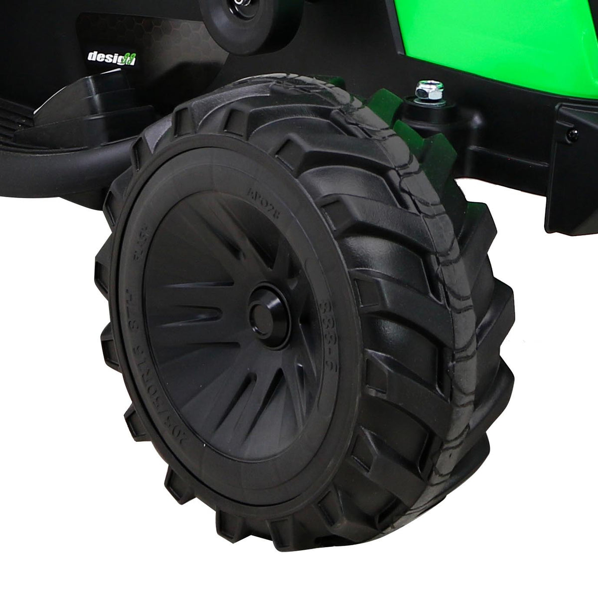 Elektrický traktor 720-T s prívesom 12 V – zelený