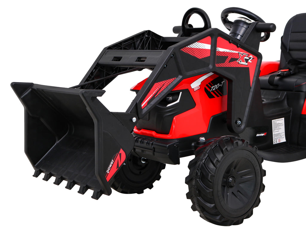 Buggy Tractor With Trailer 720-T Red