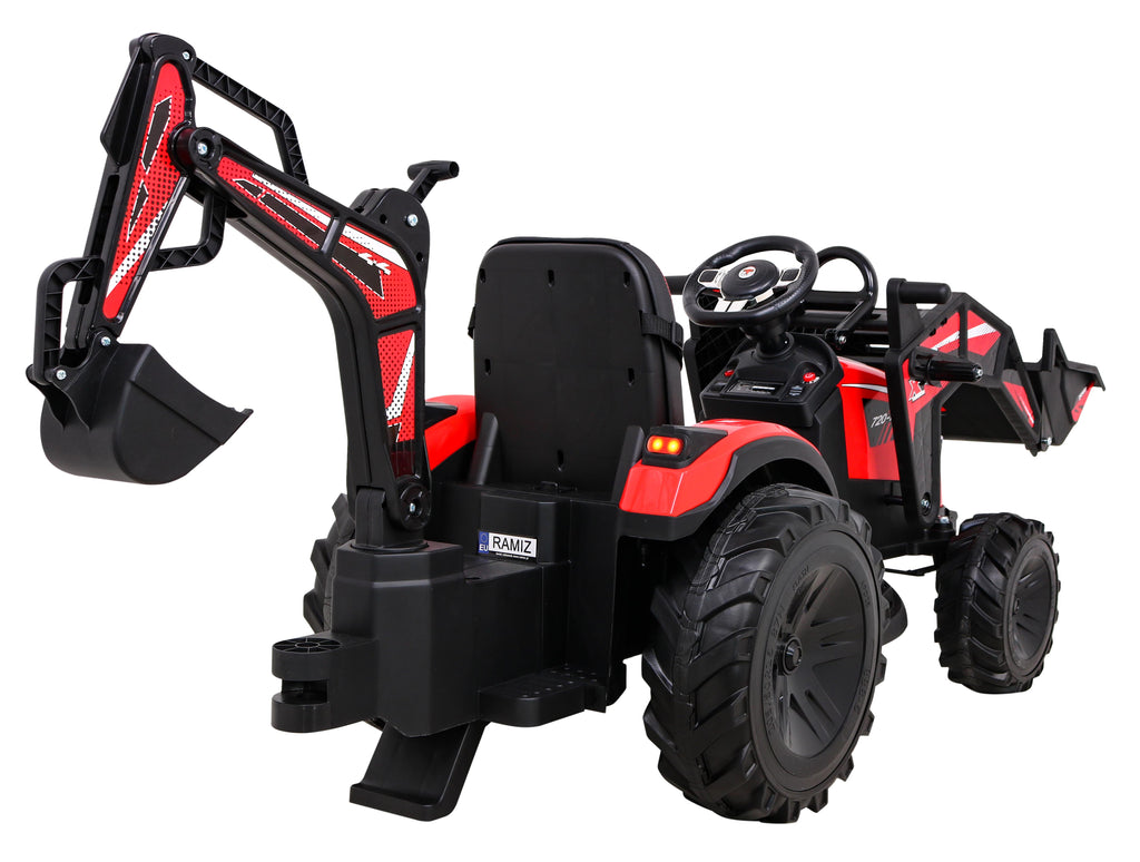 Buggy Tractor With Trailer 720-T Red