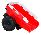 Elektrický traktor 720-T s prívesom 12 V – červený