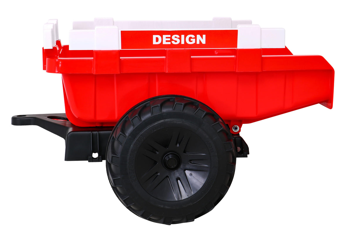 Buggy Tractor With Trailer 720-T Red