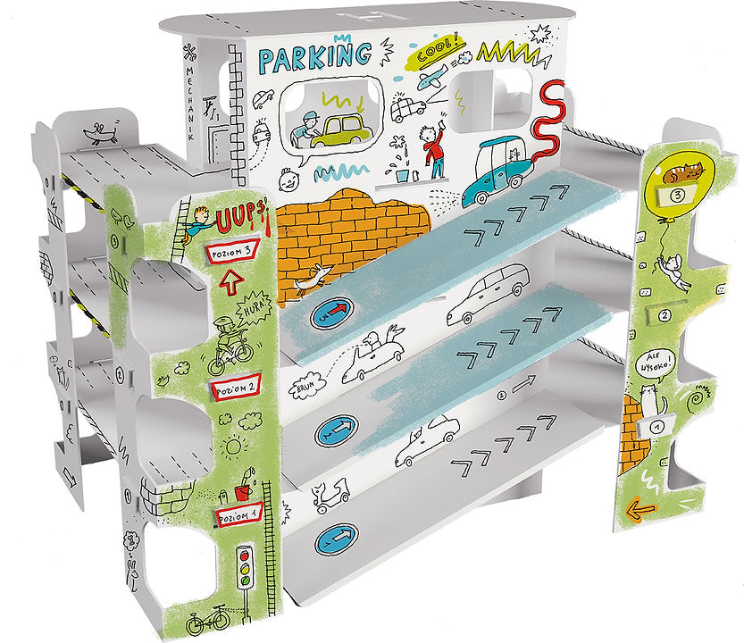 3D XXL Parking coloring book