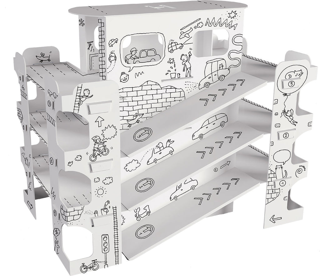 3D XXL Parking coloring book