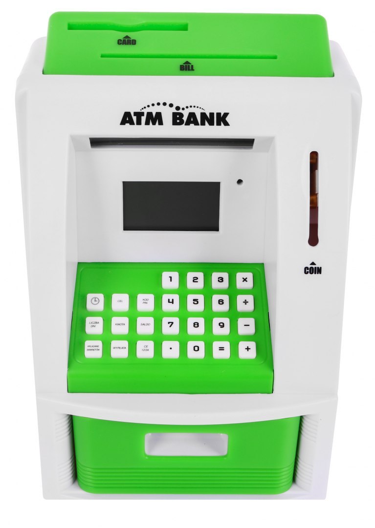 ATM Cash Machine Green PL