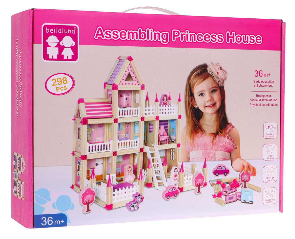 MEGA Wooden Cottage 268el Pink