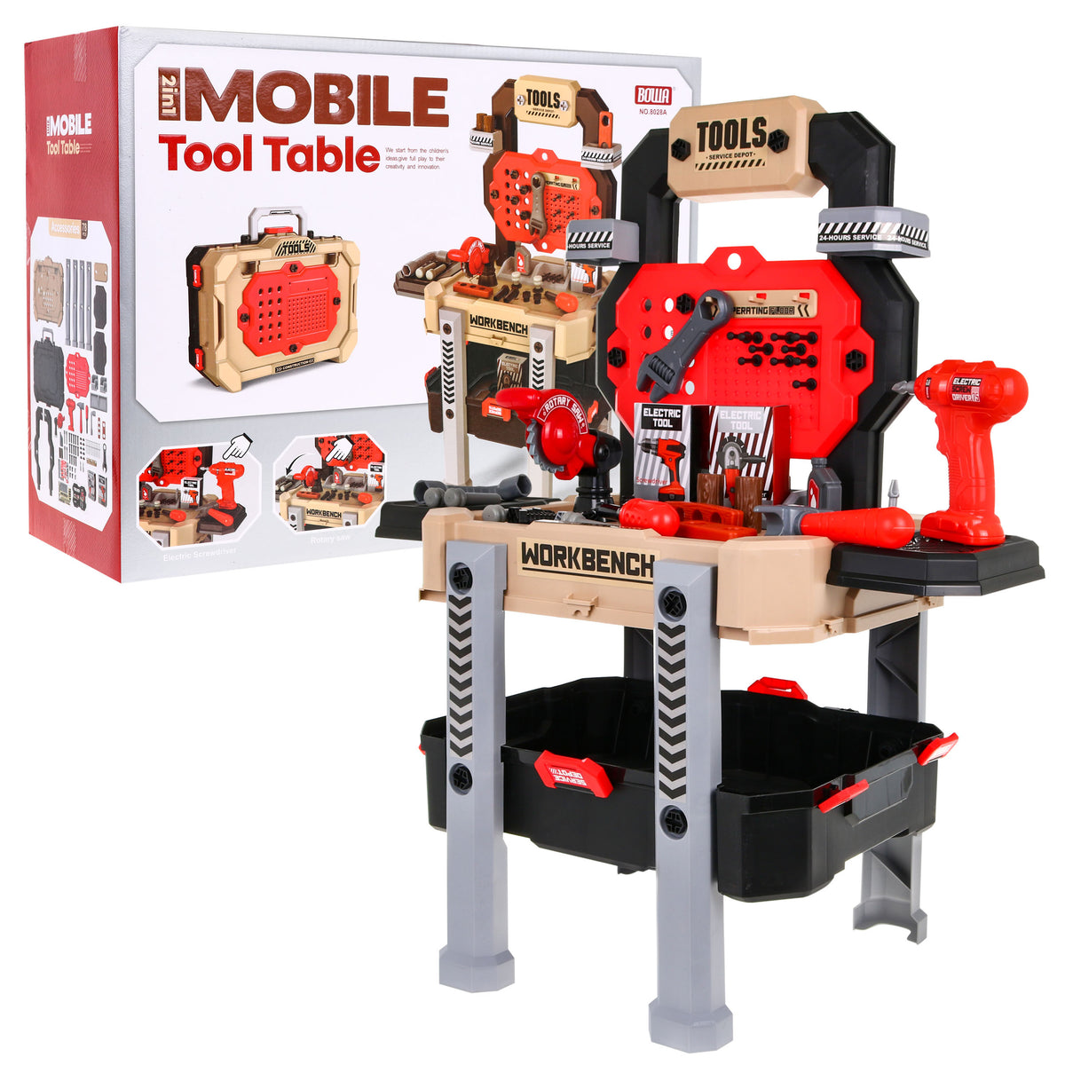 Workshop for small DIY enthusiasts 78el Red