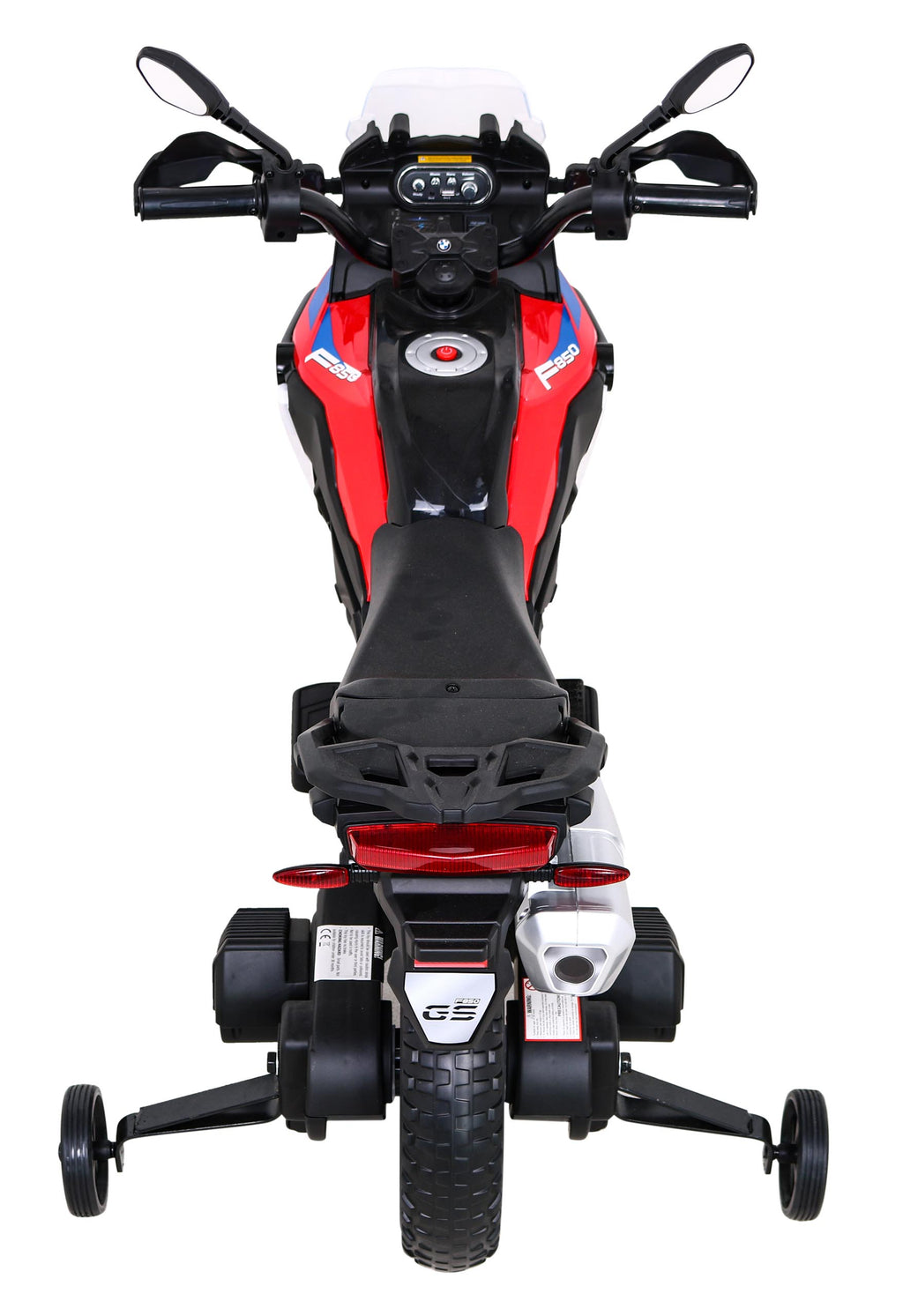 Elektrická motorka BMW F850 GS 12 V – červená