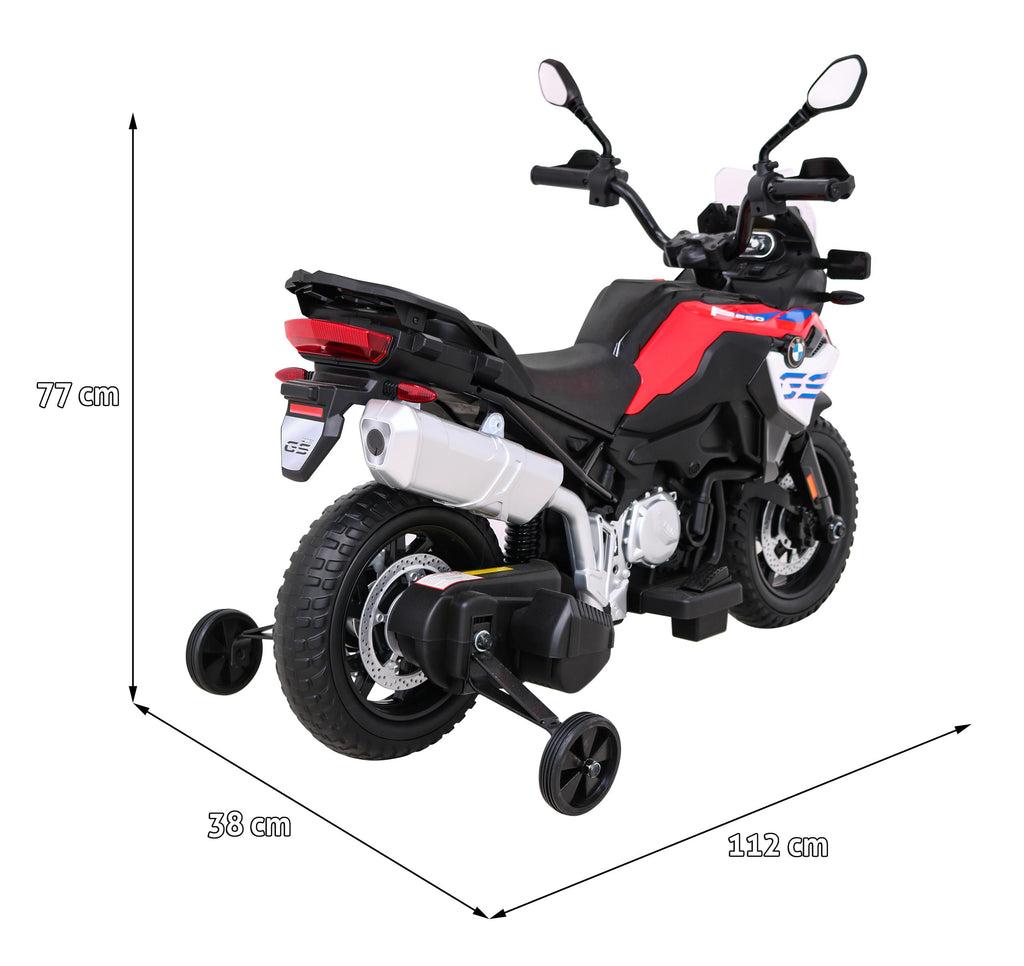Elektrická motorka BMW F850 GS 12 V – červená