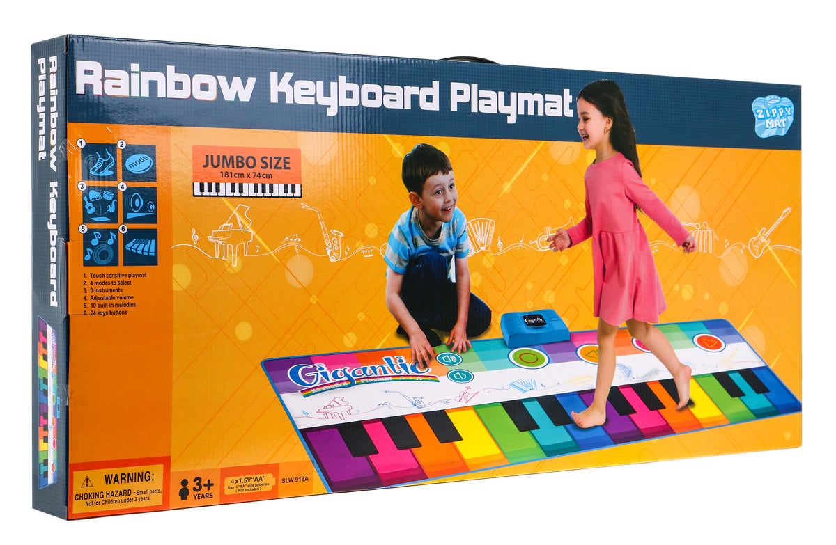Large Music Mat Super Colorful Keyboard