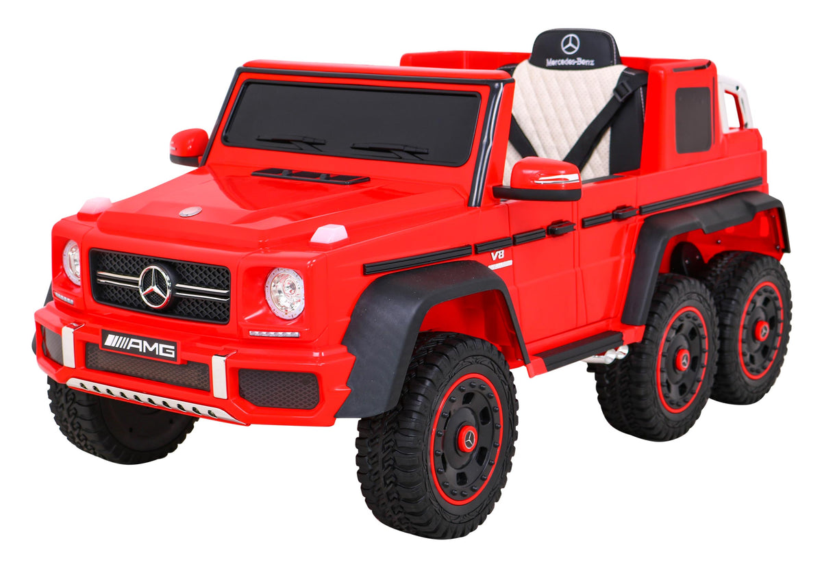 Pojazd Mercedes G63 6x6 AMG Czerwony