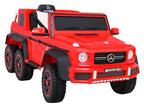 Pojazd Mercedes G63 6x6 AMG Czerwony