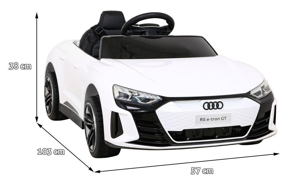 Elektrické autíčko Audi RS e-tron GT 12 V – biele