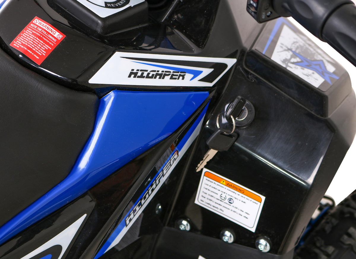 Quad E-STAR vehicle Blue