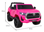 Elektrické autíčko Toyota Hilux ružová
