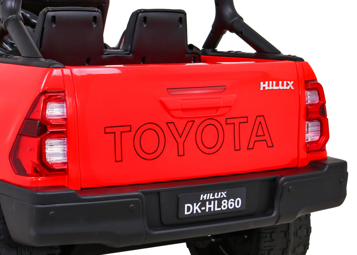 Toyota Hilux vehicle Red