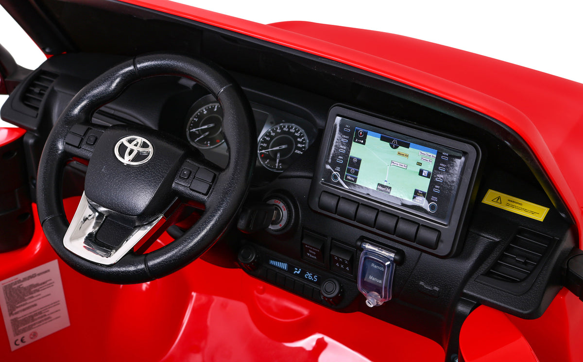 Toyota Hilux vehicle Red