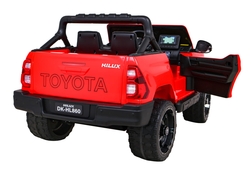 Toyota Hilux vehicle Red