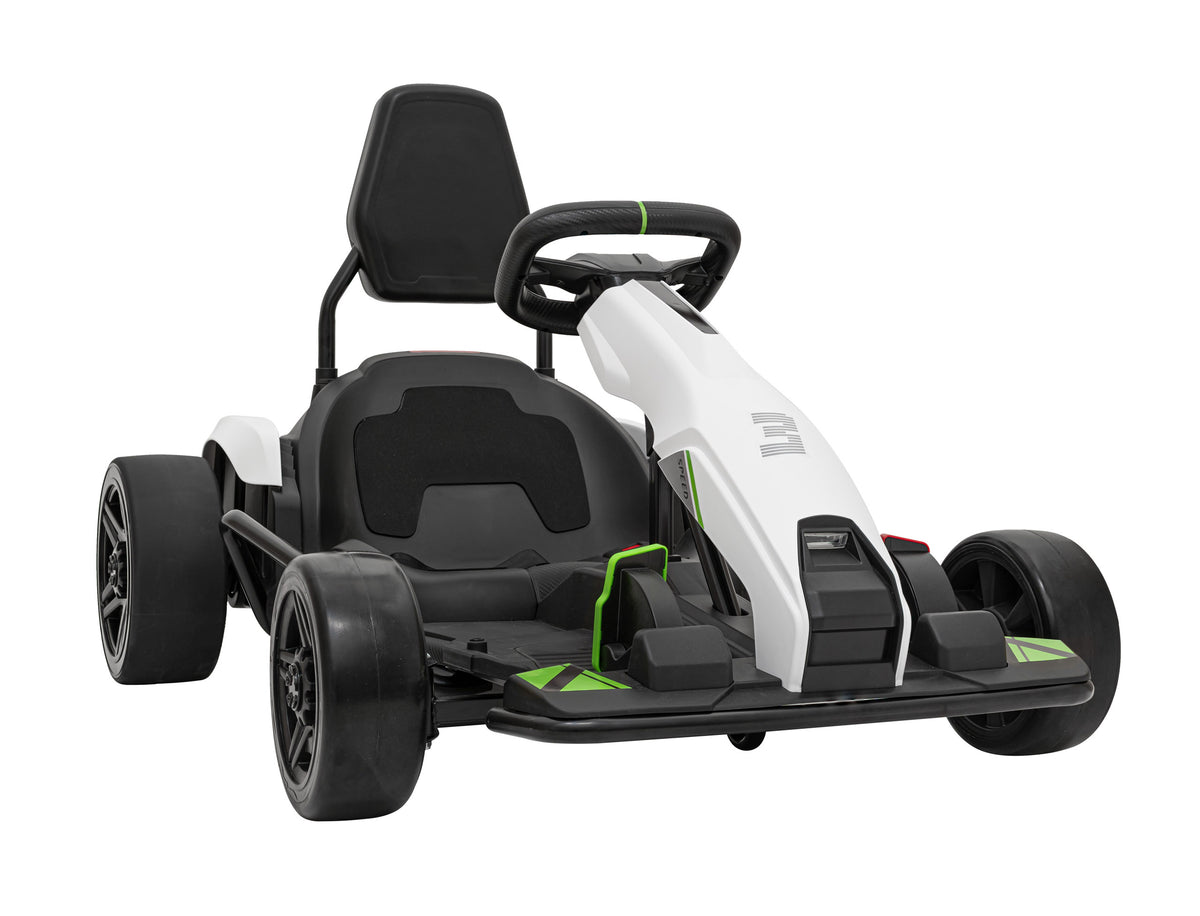 Elektrická motokára Fast 3 Drift 24 V – biela