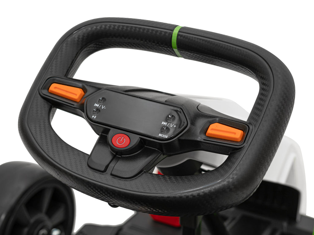 Elektrická motokára Fast 3 Drift 24 V – biela
