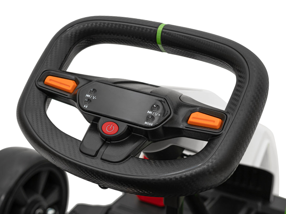 Elektrická motokára Fast 3 Drift 24 V – biela