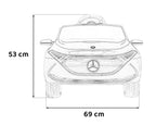 Elektrické autíčko Mercedes Mercedes-Benz AMG EQA biela