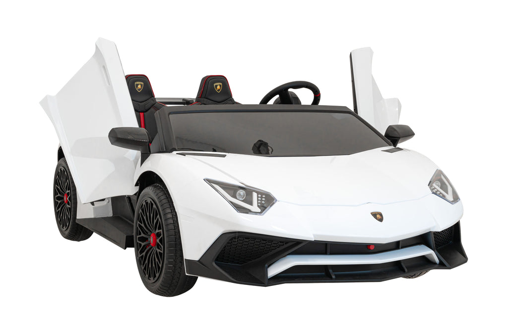 Elektrické autíčko Lamborghini Aventador SV biela