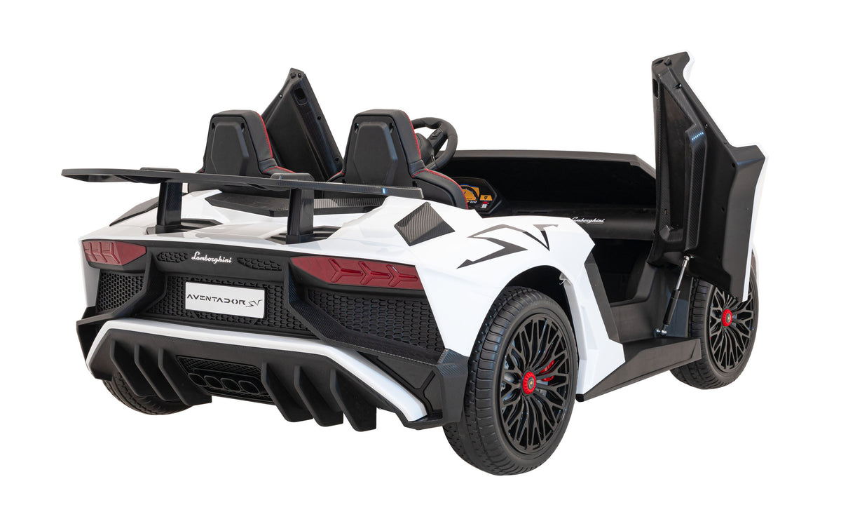 Elektrické autíčko Lamborghini Aventador SV biela