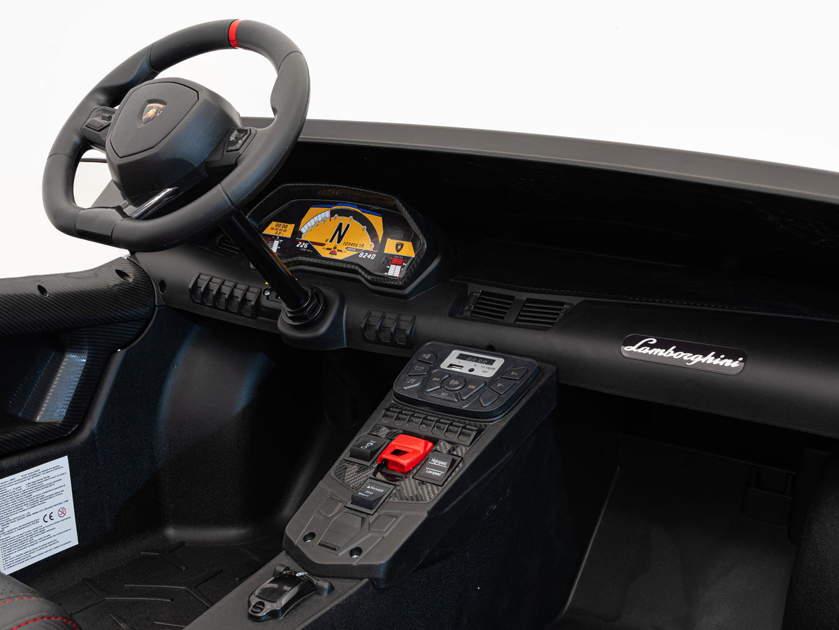 Elektrické autíčko Lamborghini Aventador SV biela