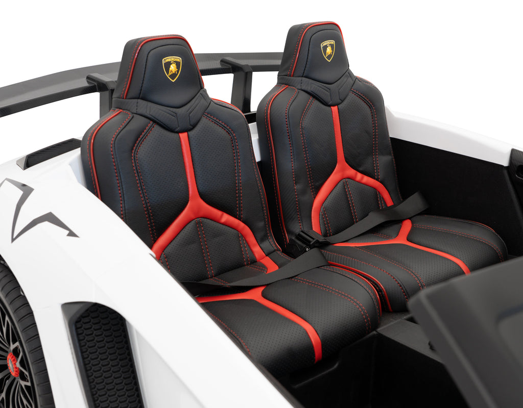 Elektrické autíčko Lamborghini Aventador SV biela