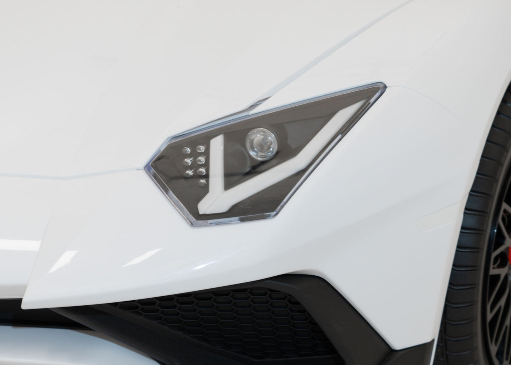 Elektrické autíčko Lamborghini Aventador SV biela