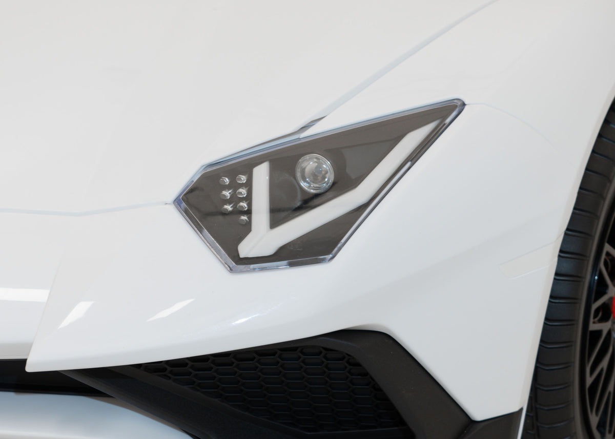 Elektrické autíčko Lamborghini Aventador SV biela