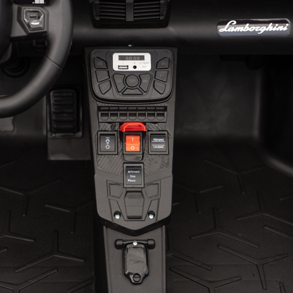 Elektrické autíčko Lamborghini Aventador SV biela