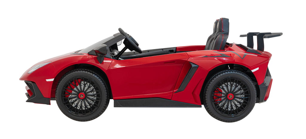Elektrické autíčko Lamborghini Aventador SV červená