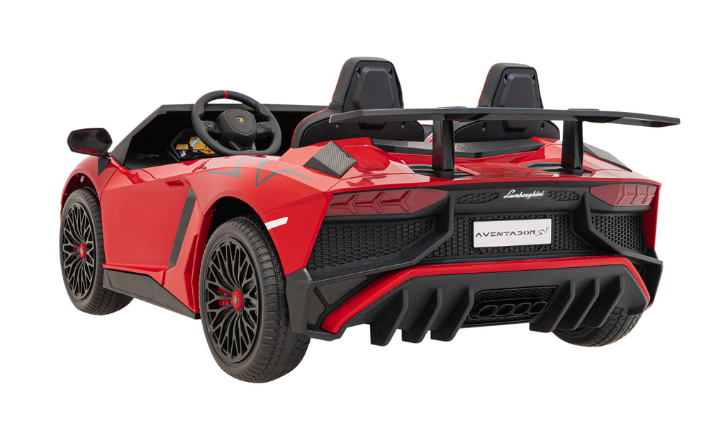 Elektrické autíčko Lamborghini Aventador SV červená